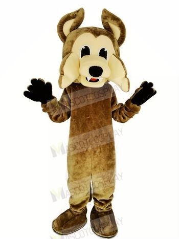 Brown Coyote Mascot Costume Wolf Animal
