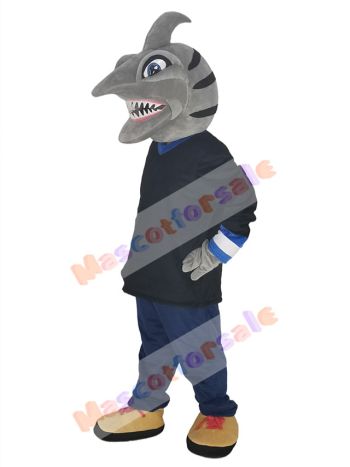 Shark mascot costume