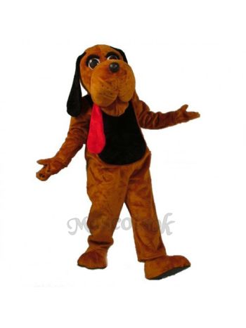 Brown Hound Dog Mascot Costume