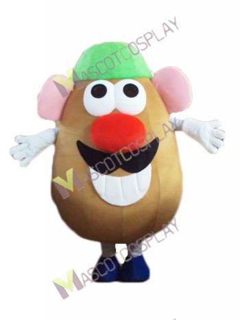 Mr. Potato Mascot Costume with Hat
