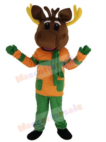 Deer mascot costume