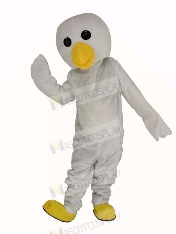 White Chick Mascot Costume