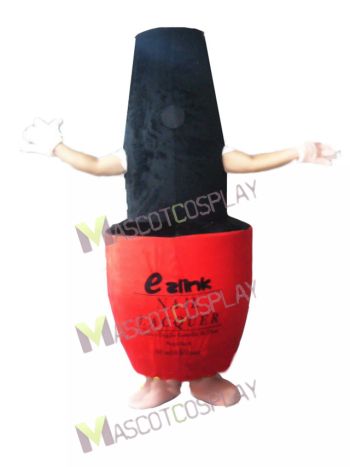 Red Nail Polish Mascot Costume