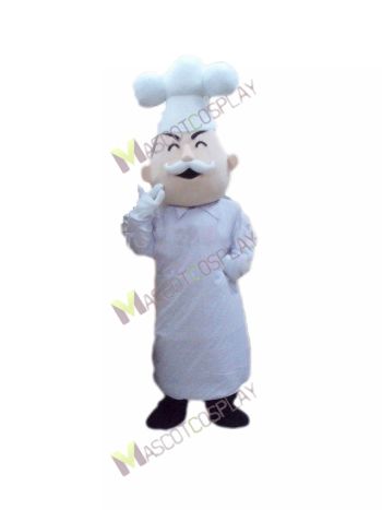 Baker Cook Italian Chef Mascot Costume