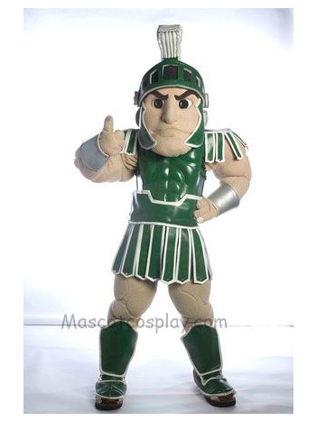 Spartan Trojan knight Sparty Mascot Costume Custom Fancy Costume Carnival Cosplay