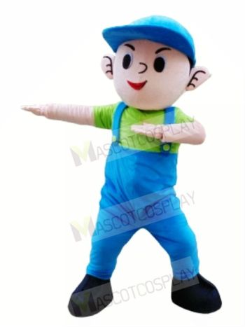 High Quality Happy Schoolboy Mascot Costume