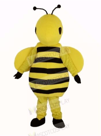 Cute Yellow Bee Mascot Costume