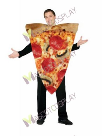 Pizza Slice Mascot Costume