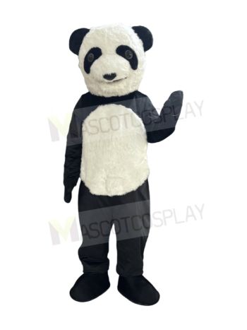 Funny Long-haired Panda Mascot Costume