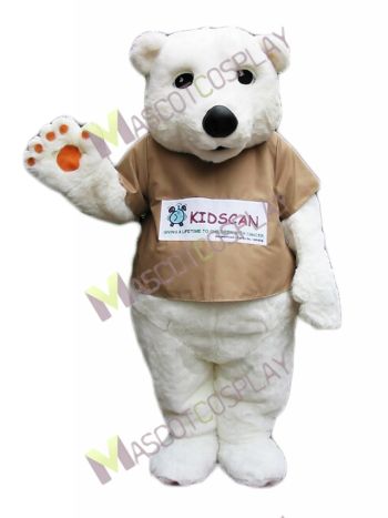 Polar Bear Mascot Costume