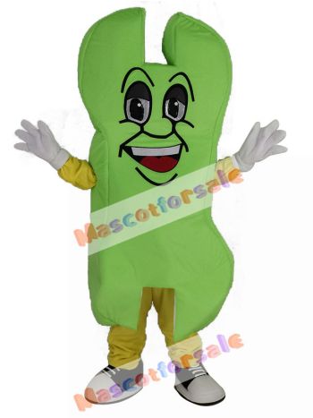 Green Tool Wrench Spanner Mascot Costume Cartoon