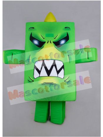 Cube Monster Mascot Costume