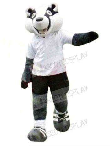 Sporty Badger Mascot Costume 