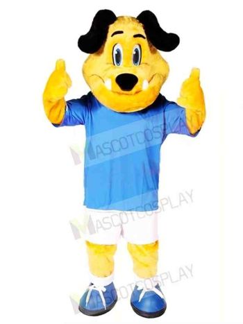 Sporty Bulldog Mascot Costume 