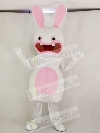 Funny Rayman Raving Rabbit Mascot Costume Cartoon	
