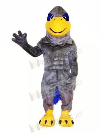 Cute Grey Hawk Mascot Costumes Animal