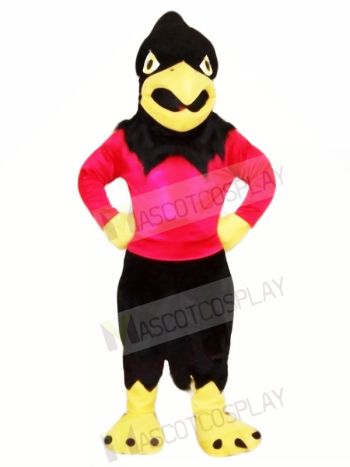 Sport Black Falcon Mascot Costumes Animal