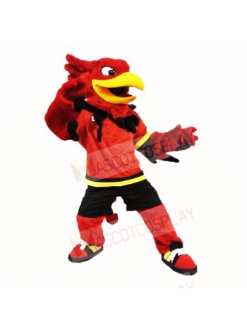 Sport Gryphon with Red Shirt Mascot Costumes Cartoon