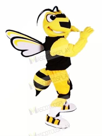 Cool Sport Bee Mascot Costumes Cartoon