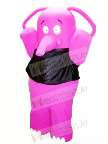 Fat Pink Elephant Mascot Costumes