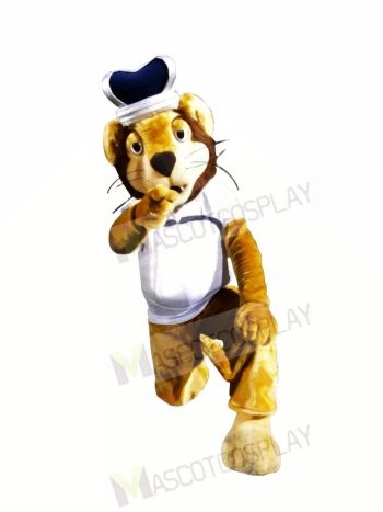 King Lion with Long Beard Mascot Costumes Animal