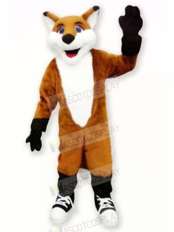 Smiling Fox Mascot Costumes Cartoon