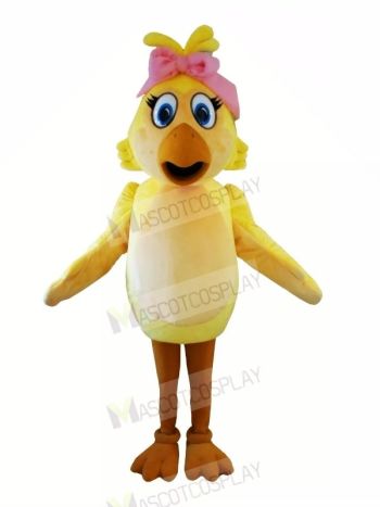Fashion Chicken with Big Eyes Mascot Costumes Animal