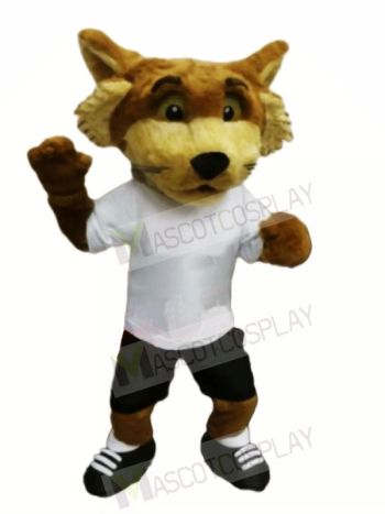 Fox with White T-shirt Mascot Costumes Animal