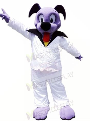 Cute Purple Dog Mascot Costumes Animal