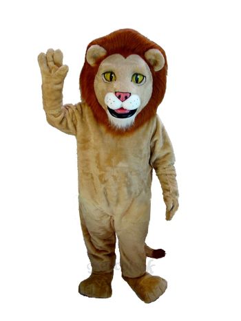 Lewis The Lion Mascot Costume