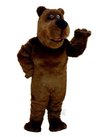 Cartoon Grizzly Bear Mascot Costume