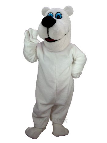 Toon Polar Bear Mascot Costume