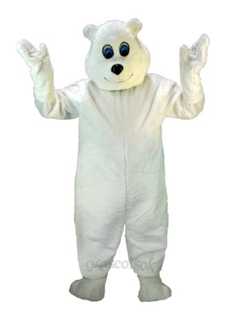 Happy Polar Bear Mascot Costume