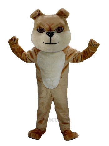 High Quality Cream Bulldog Mascot Costume
