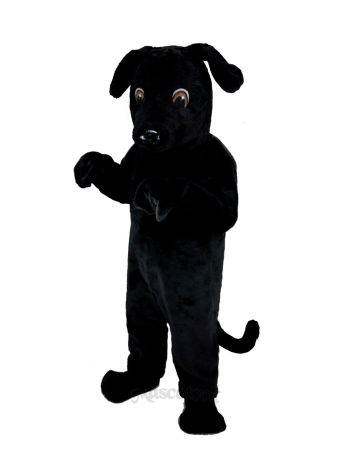 Black Lab Dog Mascot Costume