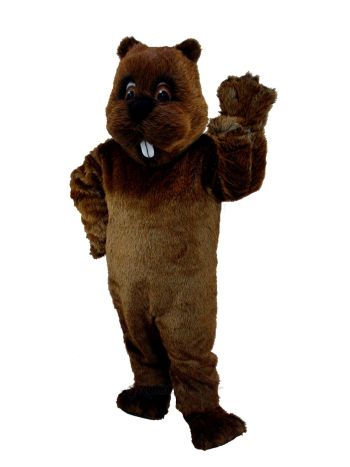 Brown Woodchuck Mascot Costume