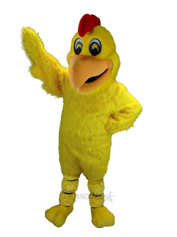 Yellow Chicken Mascot Bird Costume