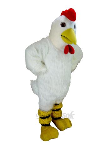 White Hen Chicken Mascot Bird Costume