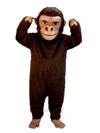 Brown Gorilla Mascot Costume
