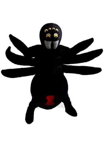 Black Widow Spider Mascot Costume