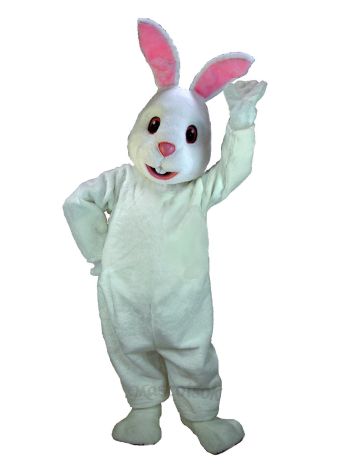 Easter Snow Bunny Mascot Costume