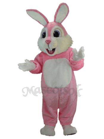 Easter Pink Rabbit Mascot Costume
