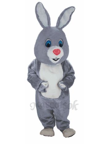 Easter Light Grey Rabbit Mascot Costume