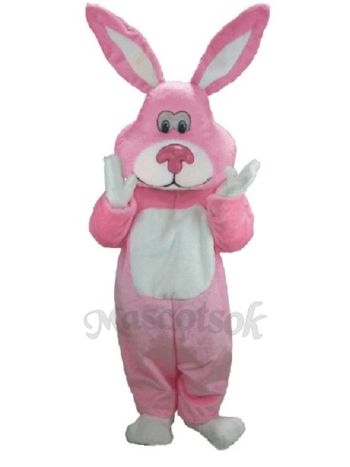 Easter Pink Cottontail Rabbit Mascot Costume