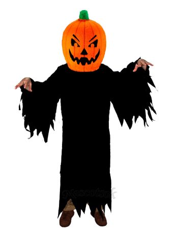 Jack-O-Lantern Pumpkin Lamp Mascot Costume