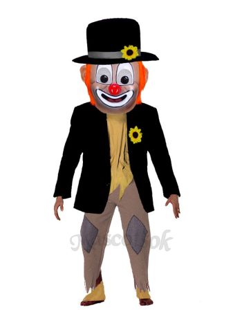 Hobo Clown Mascot Costume
