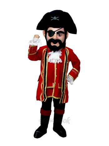 Captain Jack Pirate Mascot Costume