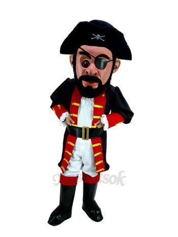 Captain Blythe Pirate Mascot Costume