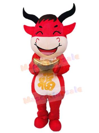 Cow mascot costume