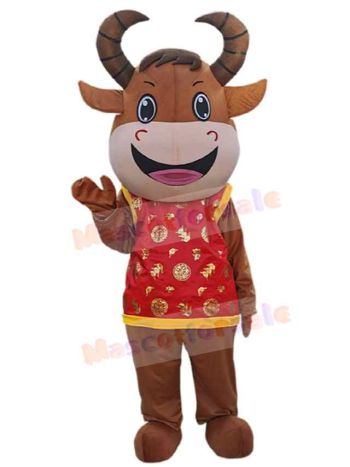 Cow mascot costume
